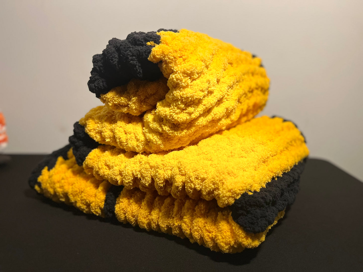 Bumble Bee Chunky Chenille Blanket