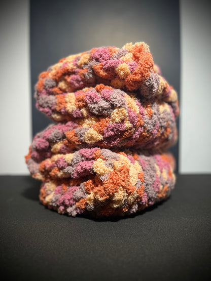 Cozy Autum Nights Chunky Blanket