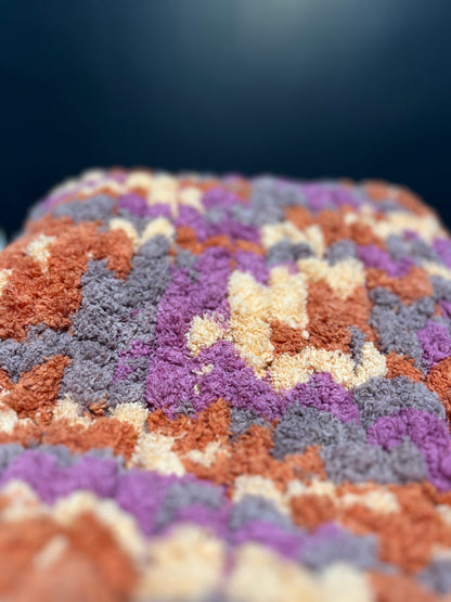 Cozy Autum Nights Chunky Blanket